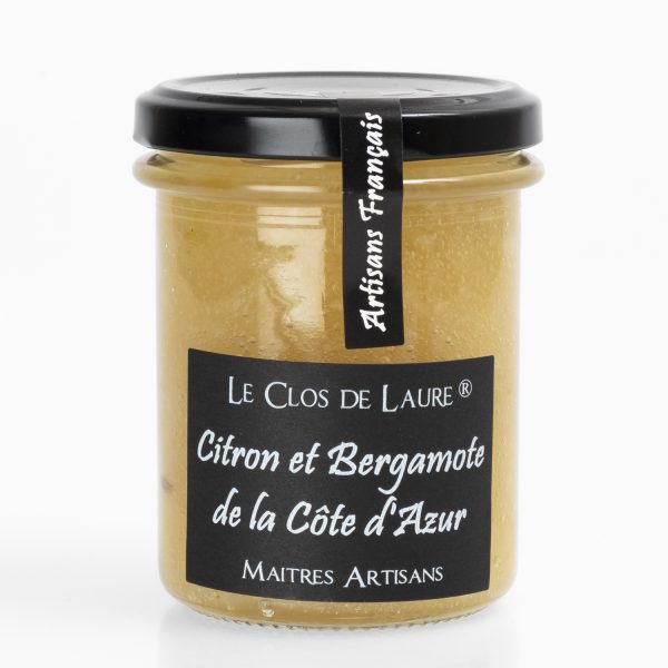 Lemon jam "Citron et Bergamote" 220g