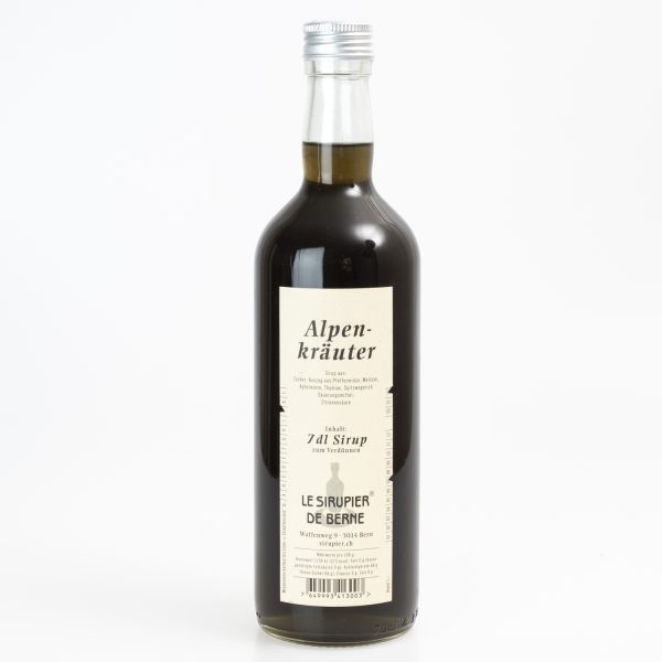 Syrup, Alpenkräuter (Alpine herbs) 7dl