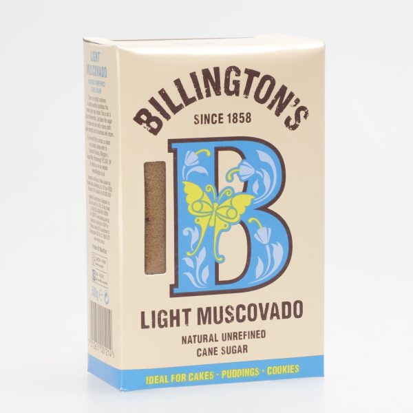 Sugar Muscovado light Billington's Natural 500g