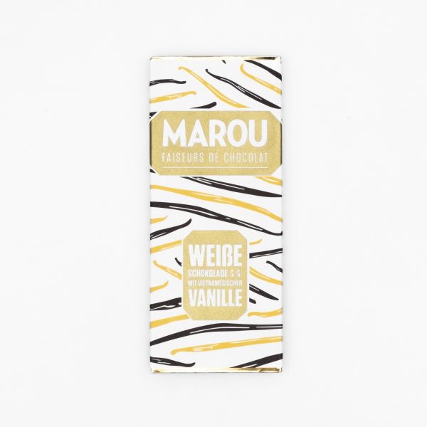 Marou Weisse Schokolade mit Vanille 44%, 24g