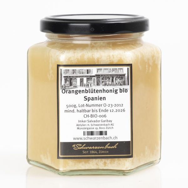 Orange blossom honey (Orangenblütenhonig) Spain organic 500g