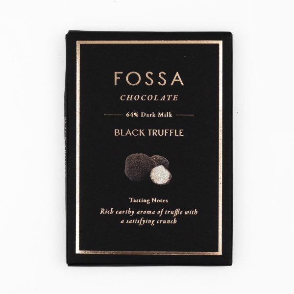 Fossa Black Truffle 64% milk, 50g
