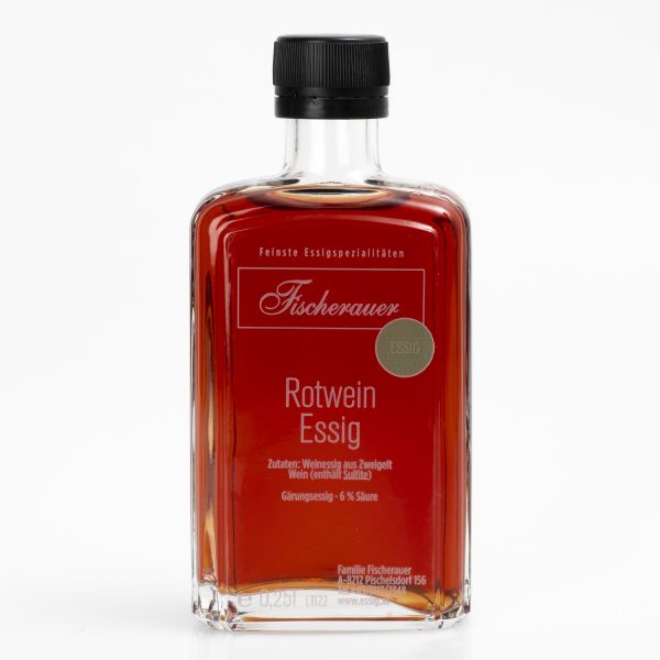 Fischerauer Rotwein Essig, red wine vinegar 2,5dl