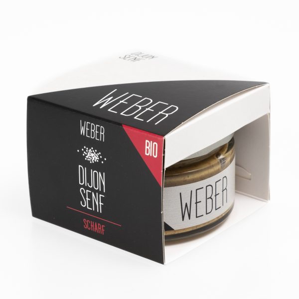 Weber Dijon Senf mustard bio 125g