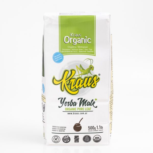 Yerba Mate Kraus Pure Leaf organic Argentina 500g