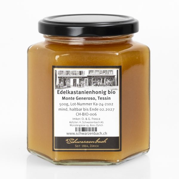 Chestnut honey Ticino bio 500g