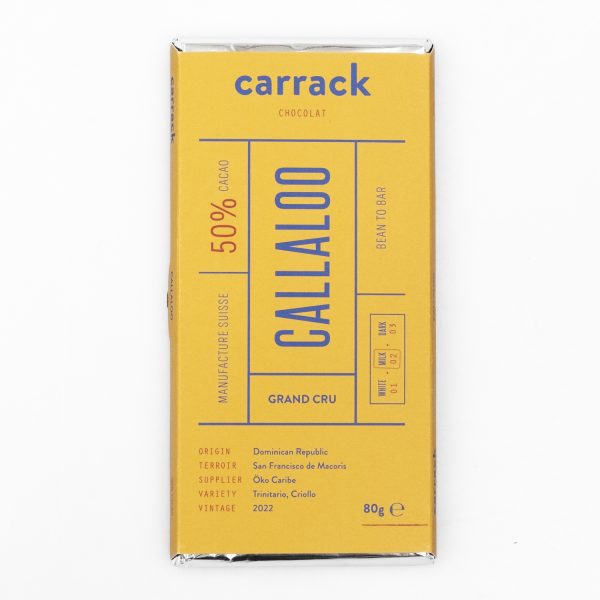 Carrack San Domingo Callaloo 50% milk, 80g