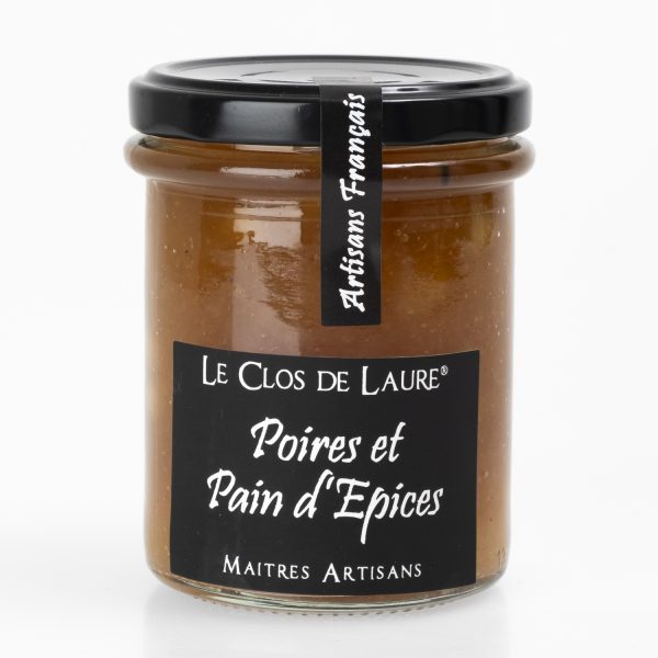 Pear jam "Poires et Pan d'Epices" 220g