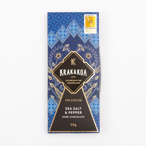 Krakakoa Meersalz/schwarzer Pfeffer 59%, 50g