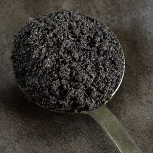 Mohnsamen gemahlen