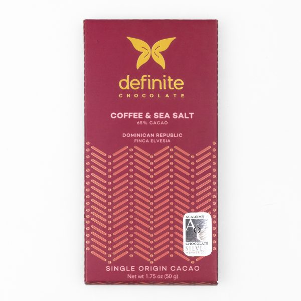 Definite coffee and sea salt 65%, 50g