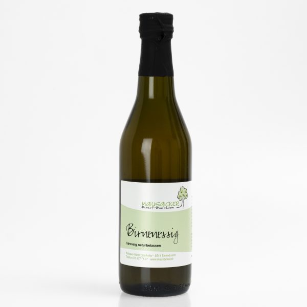 Mausacker Birnenessig (fermented pear vinegar) bio  3,5dl
