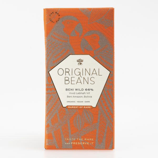 Original Beans Beni Wild Bolivia 66% organic, 70g
