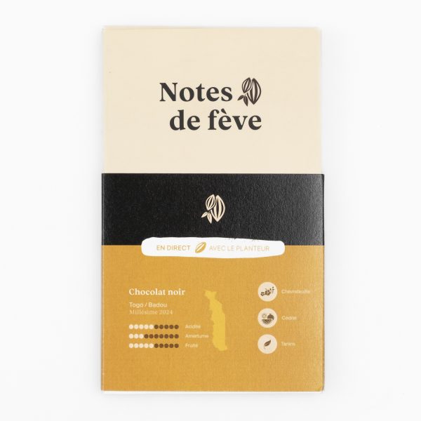 Notes de Fève Togo 82%, 70g