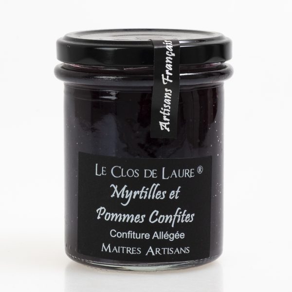 Konfitüre "Myrtilles et Pommes Confites" 220g