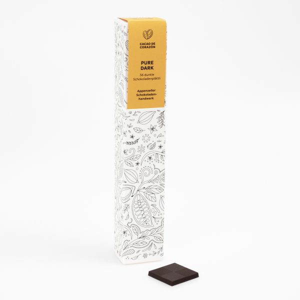 Cacao de Corazón Pure Dark Degubox 36x5g