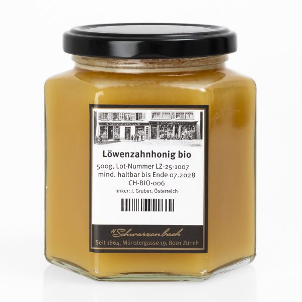 Löwenzahnhonig (Dandelion honey) Waisenegg bio 500g