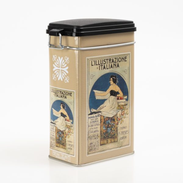 Coffee tin "Lady sitting" 250g - Image 2