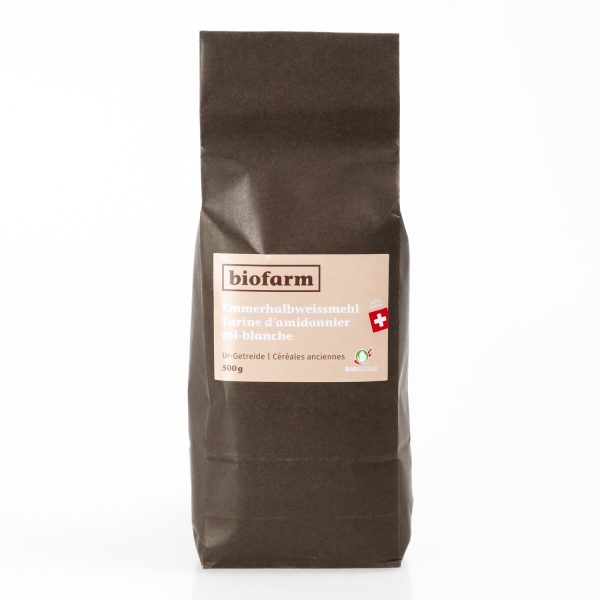 Emmer semi-white flour, organic, Swiss, 500g