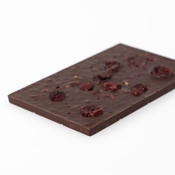 Fossa Pistachio Rose Cranberry 64% milk, 50g - Image 2