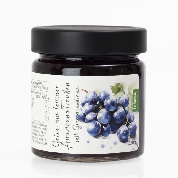 "Gelée aus Americano Trauben 220g