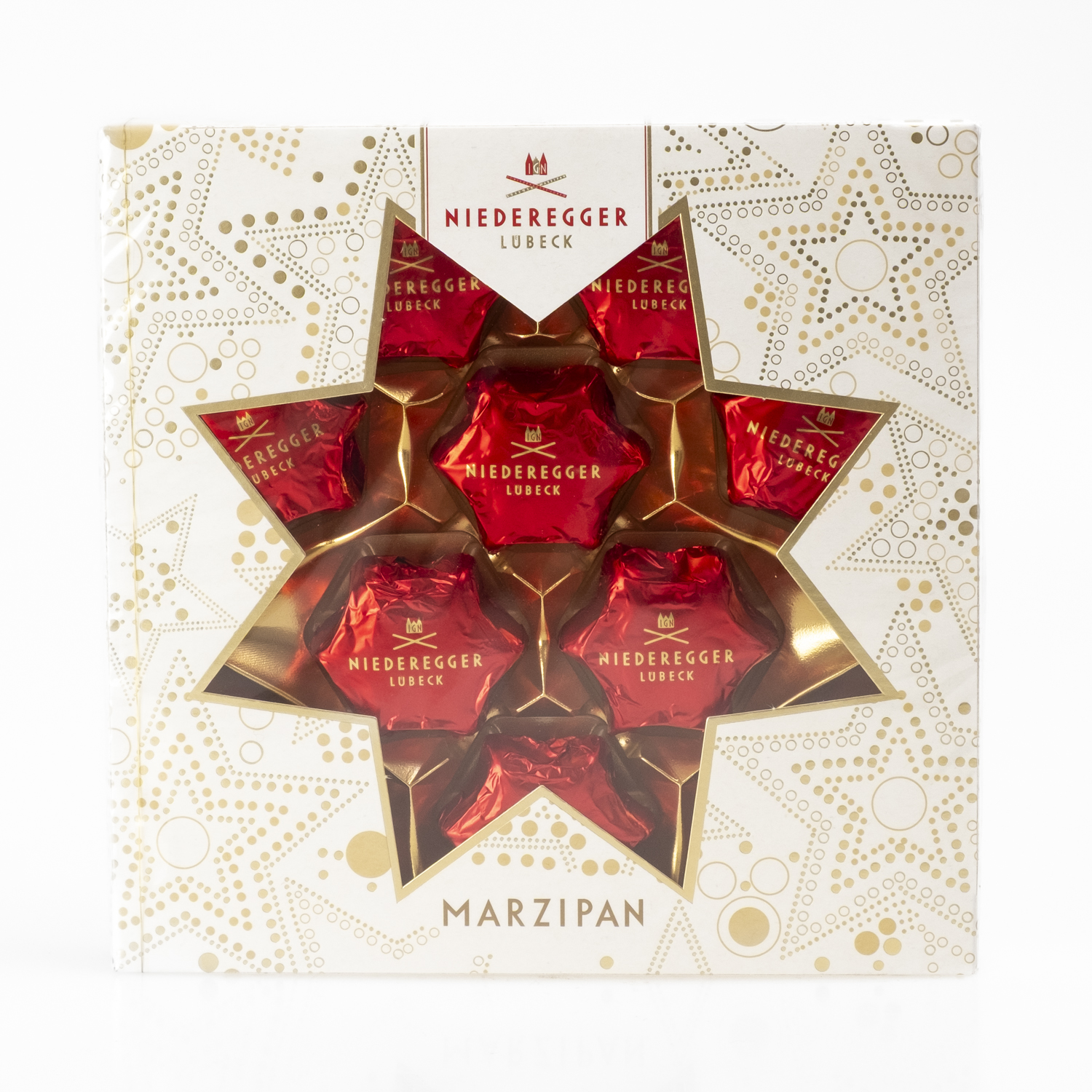 Niederegger Lübeck Weihnachtssterne 125g