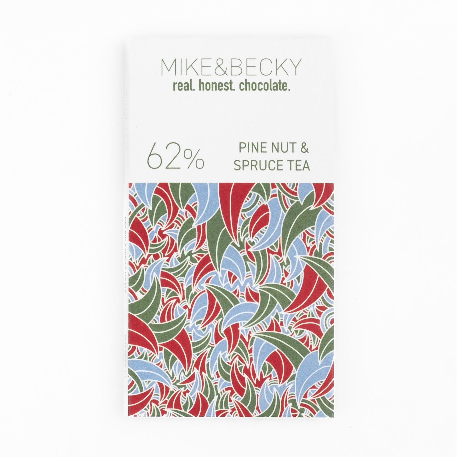 Mike & Becky Pine Nut & Spruce Tea bio 62%, 60g