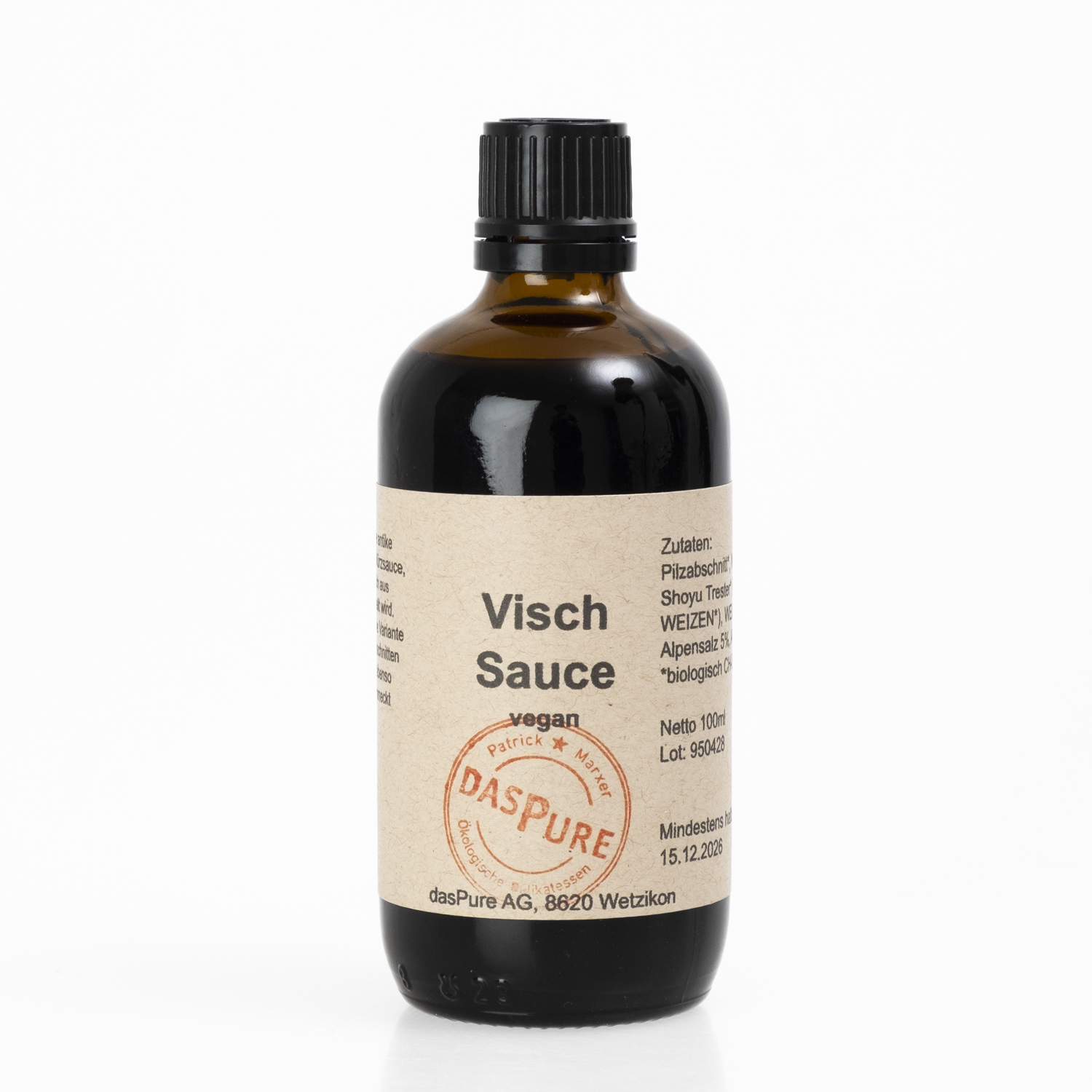 Visch Sauce aus Pilzen Das Pure bio 100ml, Schweiz