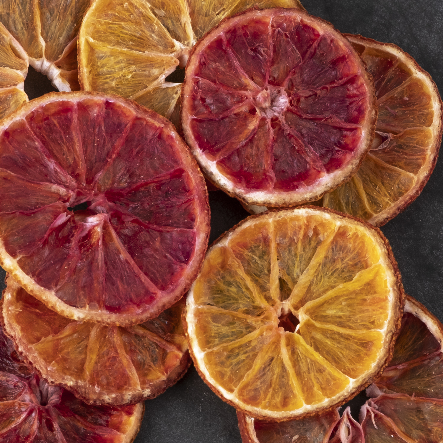 Blood oranges dried natural Iran