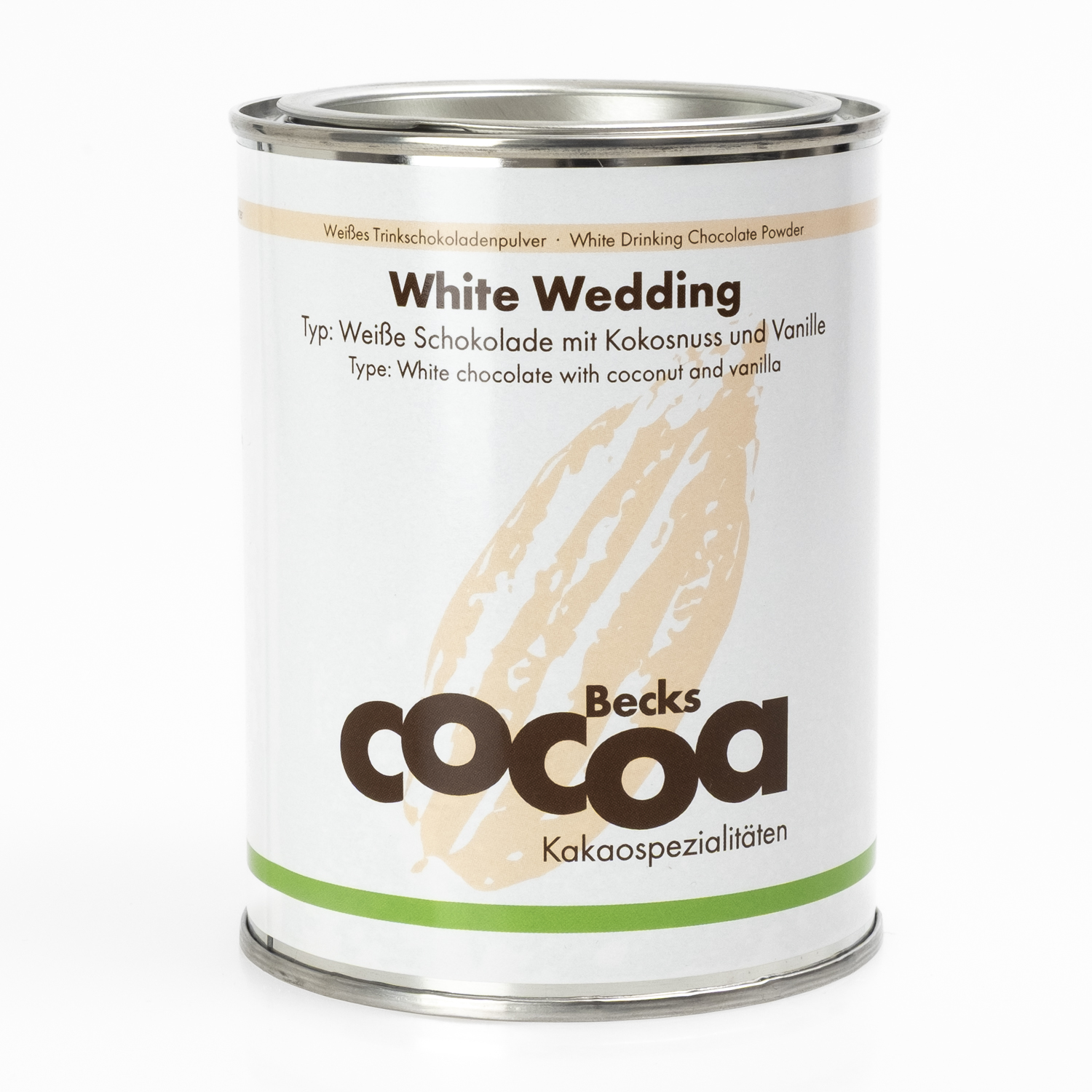 Becks Drinking Chocolate White Wedding 250g