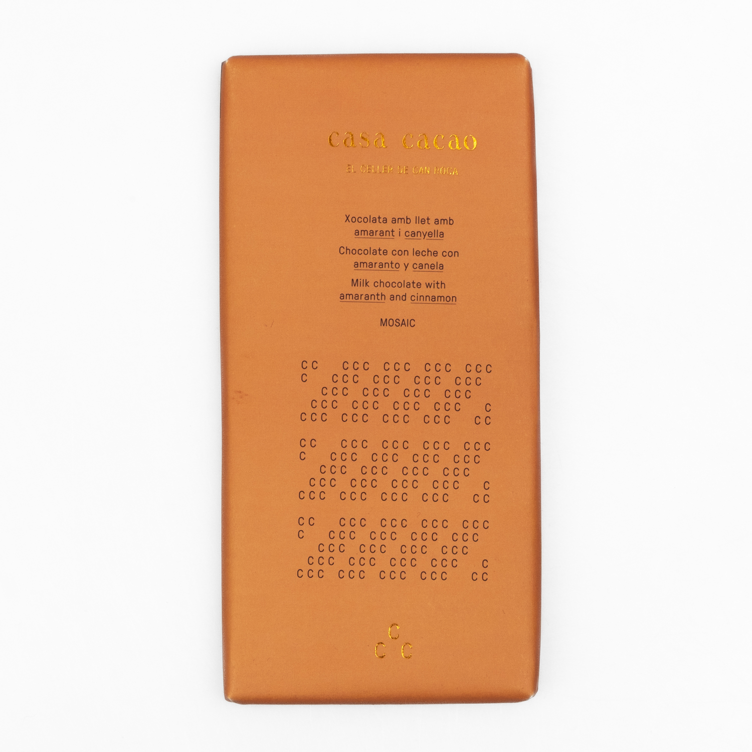 Casa Cacao Milk 50% with amaranth & cinnamon 80g