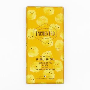Encuentro Piou Piou 70% Mandel/Kumquats bio, 100g