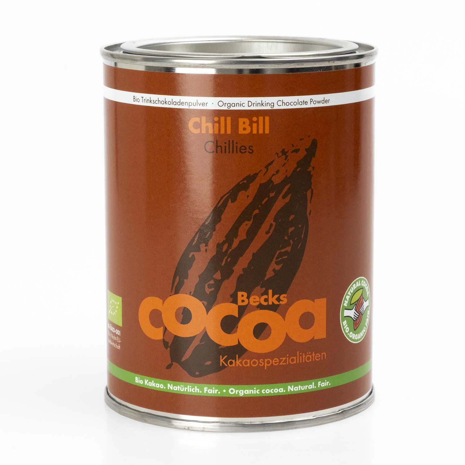 Becks Drinking Chocolate Chill Bill organic 250g