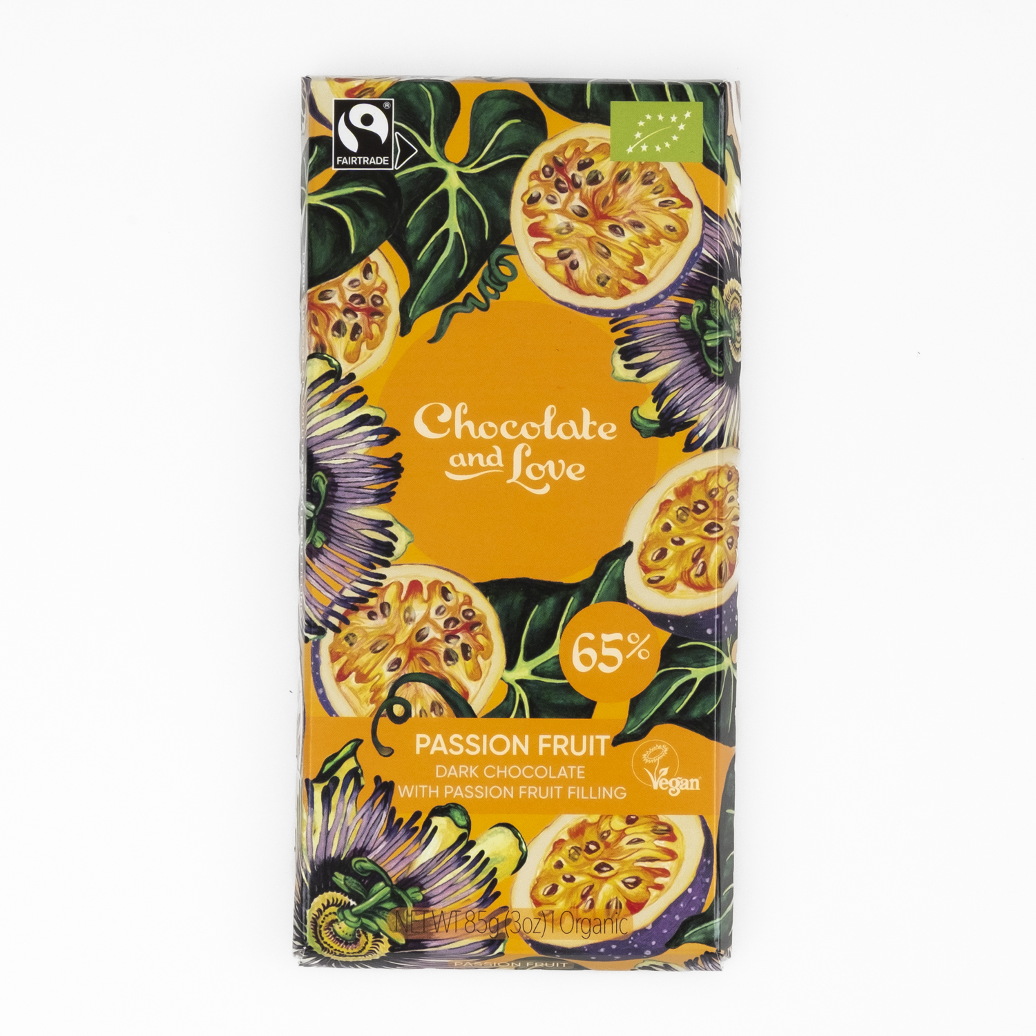 Chocolate & Love Passion Fruit bio 65%, 85g
