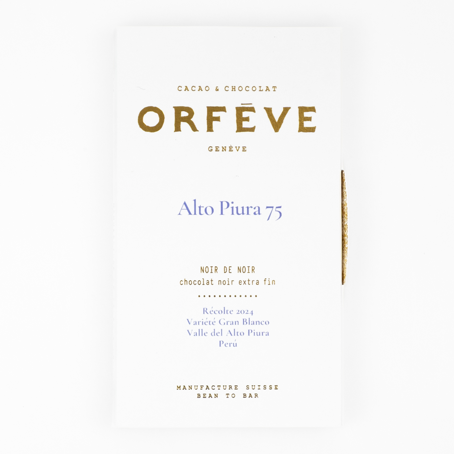 Orfève Peru Gran Blanco Alto Piura 75%, 70g