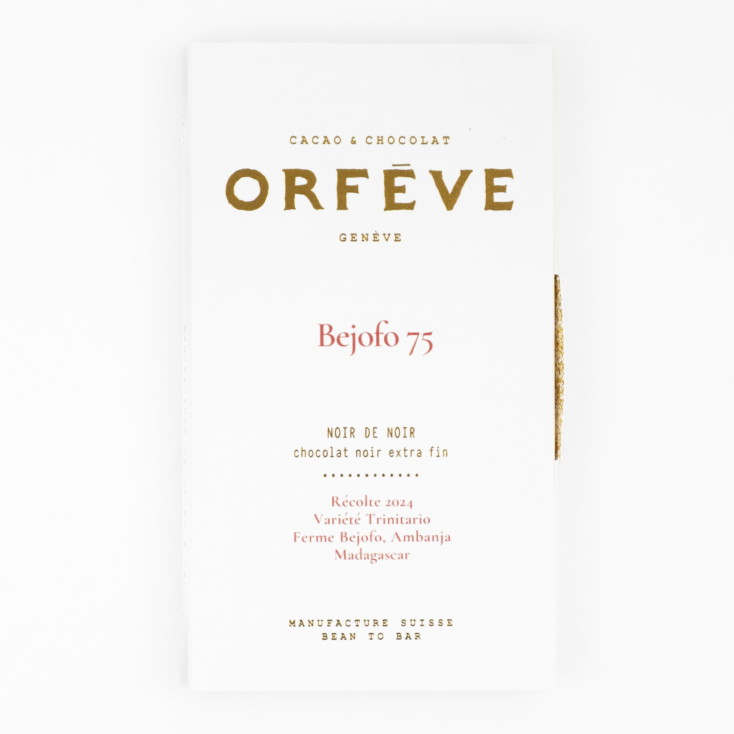 Orfève Madagascar Bejofo 75%, 70g
