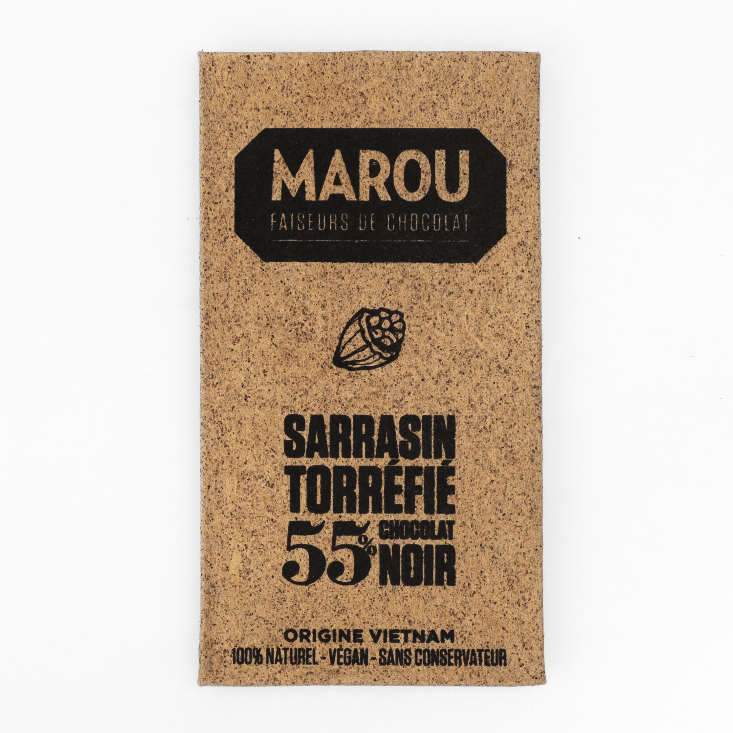 Marou Sarrasin torréfié, mit Buchweizen 55%, 80g