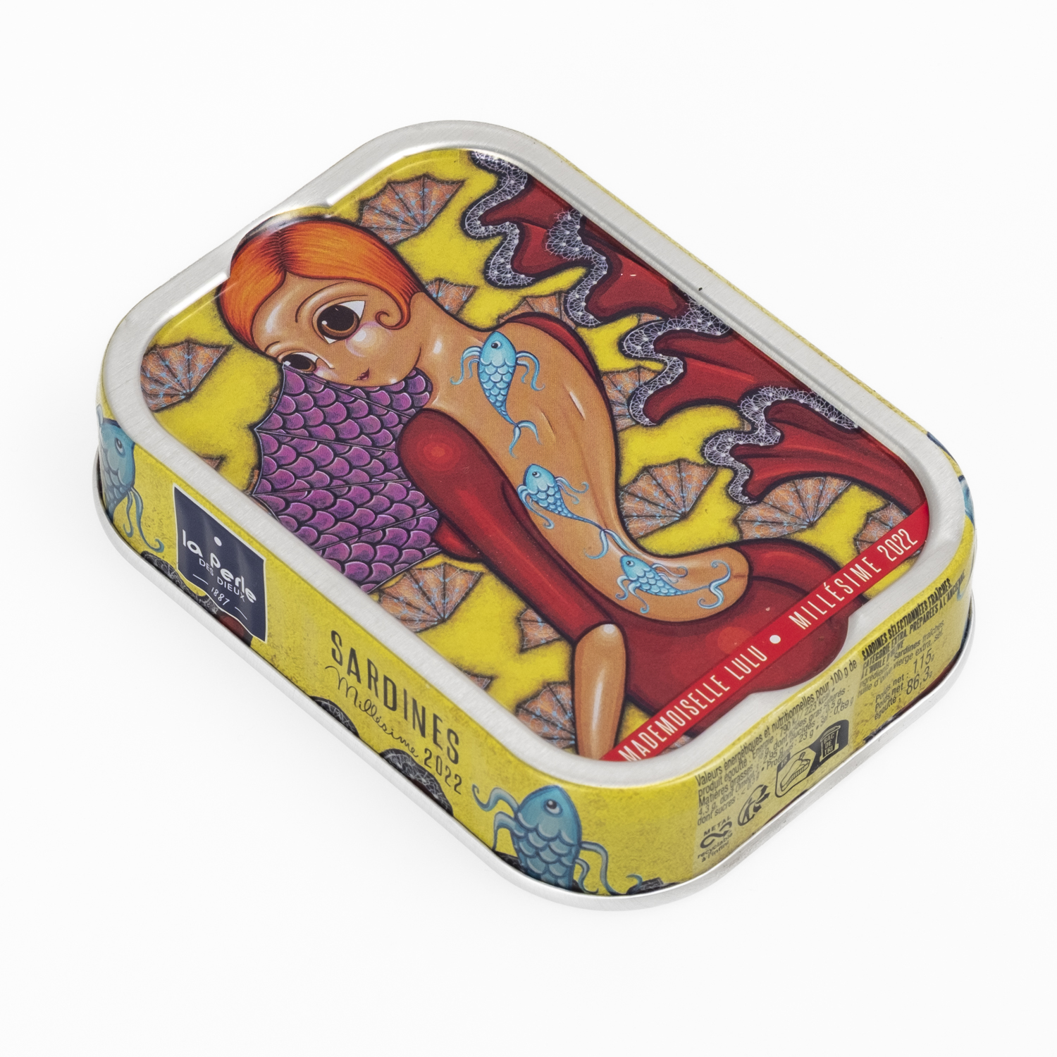 Sardines Millesime 2022, La Perle des Dieux 115g