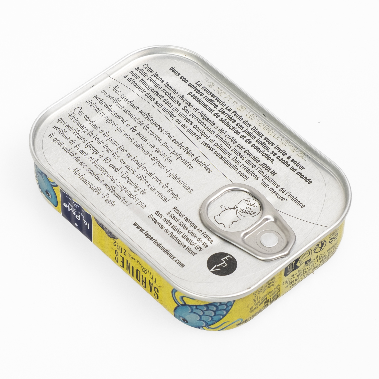 Sardines Millesime 2022, La Perle des Dieux 115g - Image 2