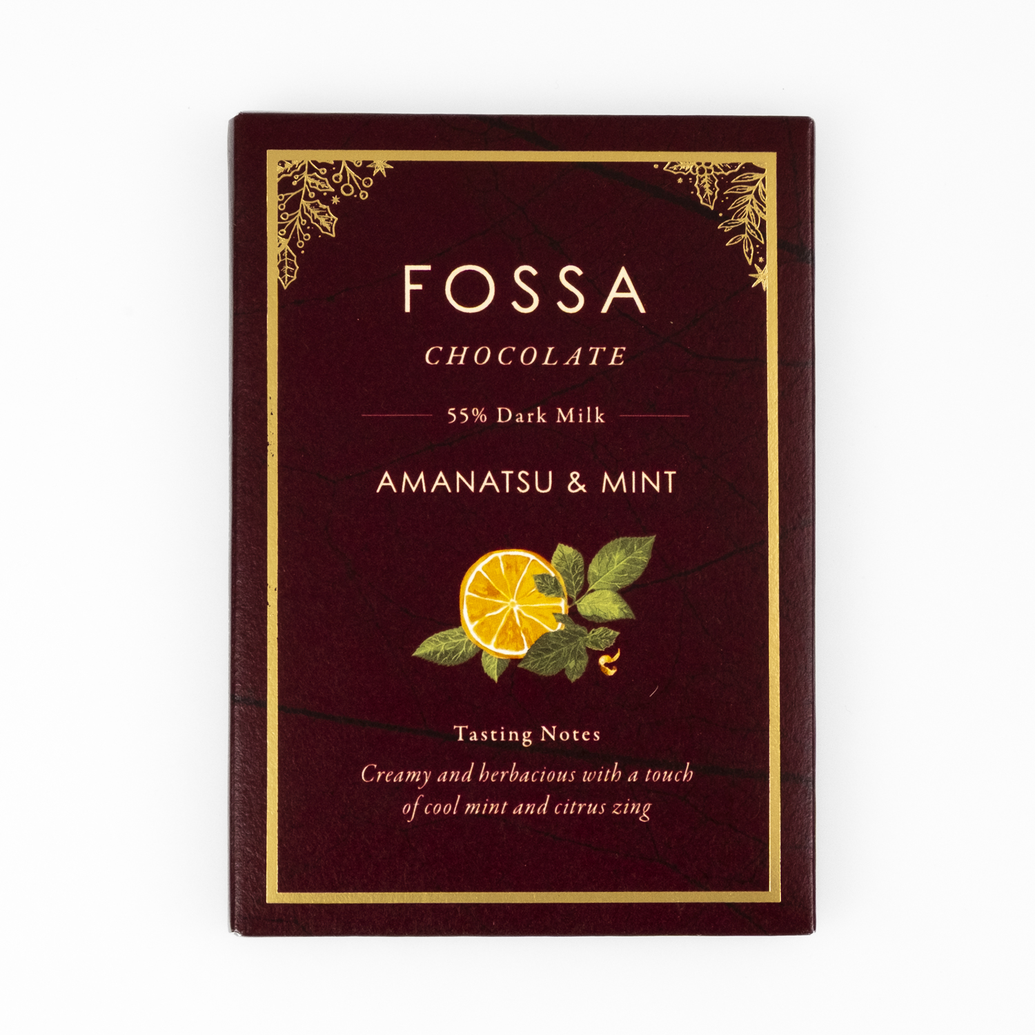 Fossa Amanatsu & Mint 55% Milch, 50g